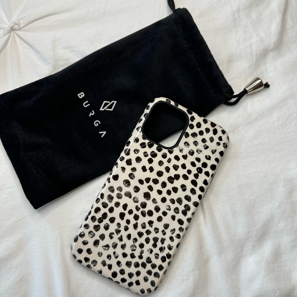 Leopard Cheetah Print Hard iPhone 13 Pro Case // Burga